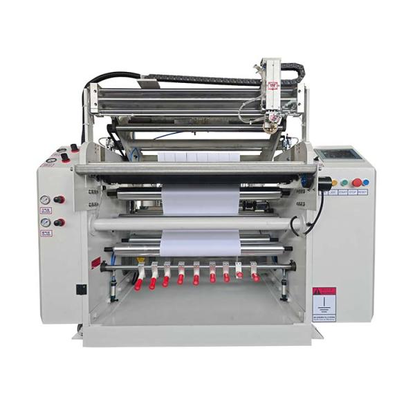 Машина для резки рулонов бумаги для кассового аппарата с автоматической резкой и склеиванием
