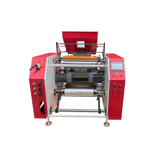 Полностью автоматическая машина для перемотки предварительно растянутых пушистых рулонов